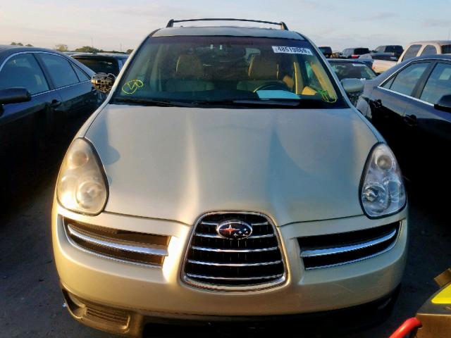 4S4WX86C664405332 - 2006 SUBARU B9 TRIBECA BEIGE photo 9