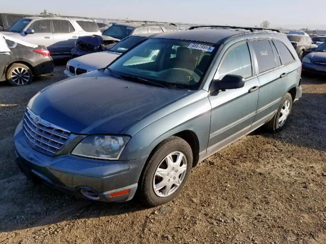 2C4GM48L15R484380 - 2005 CHRYSLER PACIFICA GREEN photo 2