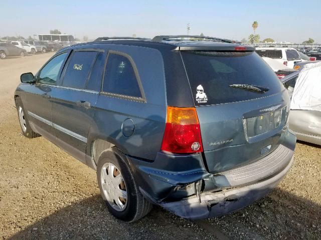 2C4GM48L15R484380 - 2005 CHRYSLER PACIFICA GREEN photo 3