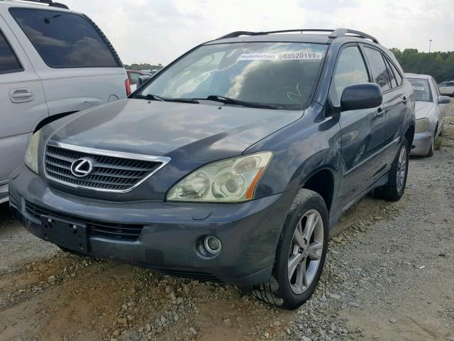 JTJGW31U172003744 - 2007 LEXUS RX 400H BLACK photo 2