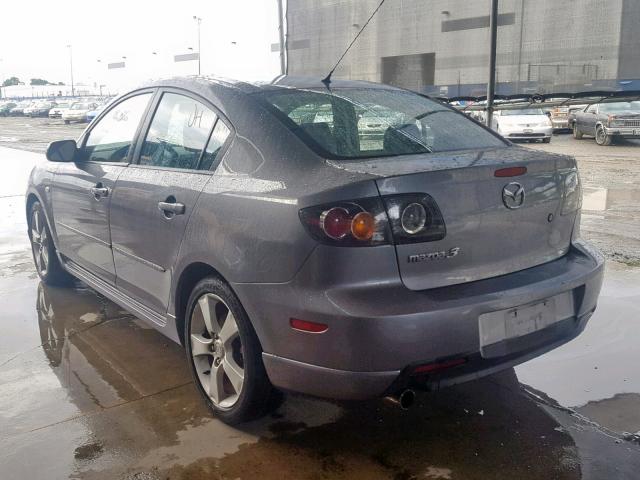 JM1BK323141211235 - 2004 MAZDA 3 S GRAY photo 3