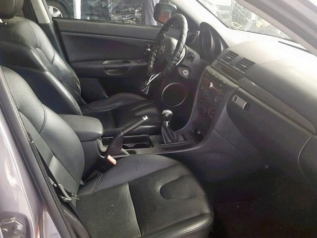 JM1BK323141211235 - 2004 MAZDA 3 S GRAY photo 5