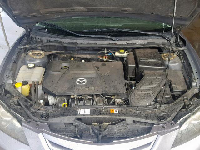 JM1BK323141211235 - 2004 MAZDA 3 S GRAY photo 7