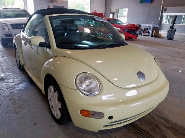 3VWBM31Y75M358653 - 2005 VOLKSWAGEN NEW BEETLE YELLOW photo 1