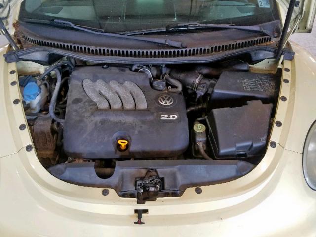 3VWBM31Y75M358653 - 2005 VOLKSWAGEN NEW BEETLE YELLOW photo 7