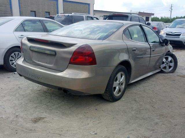 2G2WP552461155813 - 2006 PONTIAC GRAND PRIX BROWN photo 4