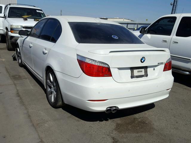 WBANW13568CZ80942 - 2008 BMW 535 I WHITE photo 3