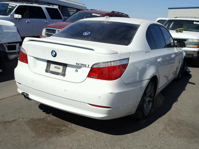 WBANW13568CZ80942 - 2008 BMW 535 I WHITE photo 4