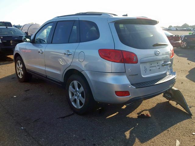 5NMSH73E37H114151 - 2007 HYUNDAI SANTA FE S SILVER photo 3