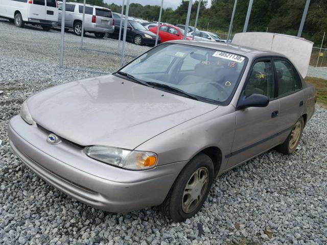 1Y1SK528X1Z420229 - 2001 CHEVROLET GEO PRIZM GOLD photo 2