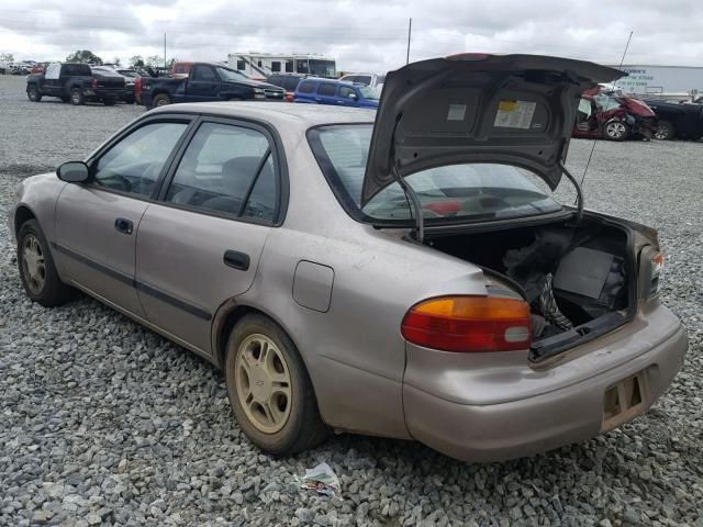 1Y1SK528X1Z420229 - 2001 CHEVROLET GEO PRIZM GOLD photo 3