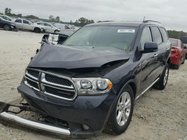 1C4RDHDG4DC700075 - 2013 DODGE DURANGO CR BLUE photo 2