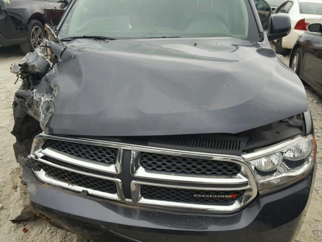 1C4RDHDG4DC700075 - 2013 DODGE DURANGO CR BLUE photo 7