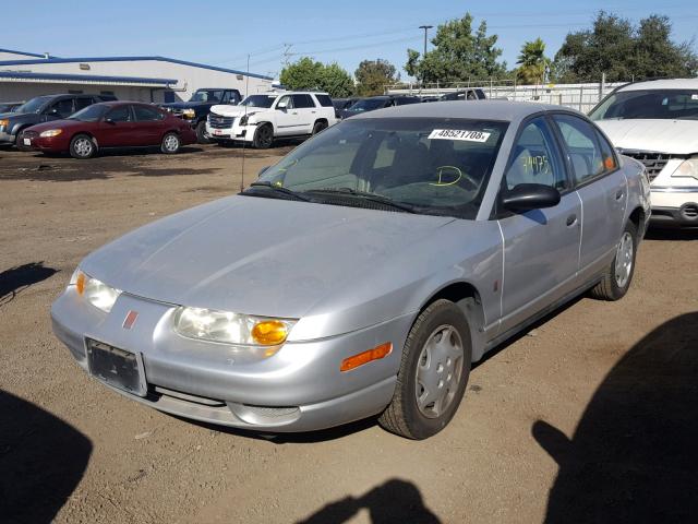 1G8ZH52842Z310919 - 2002 SATURN SL1 SILVER photo 2