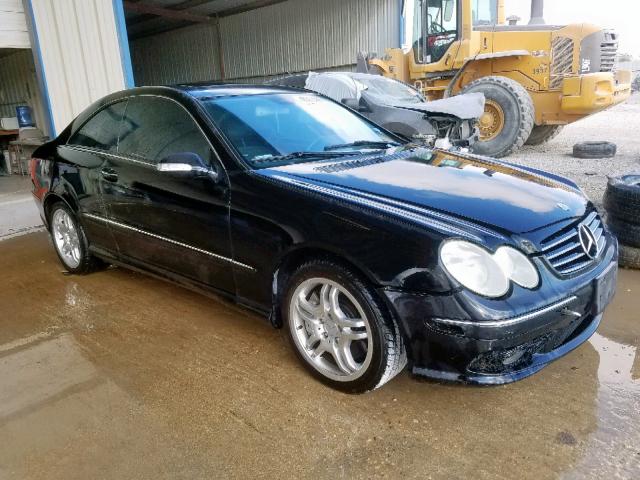 WDBTJ76H53F037660 - 2003 MERCEDES-BENZ CLK 55 AMG BLACK photo 1