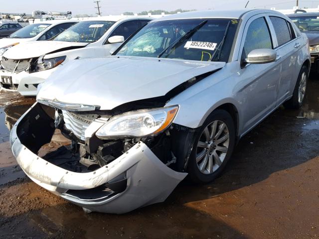 1C3CCBBG6CN233337 - 2012 CHRYSLER 200 TOURIN SILVER photo 2