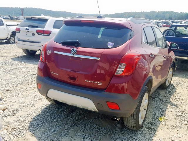 KL4CJFSB1FB203059 - 2015 BUICK ENCORE CON RED photo 4