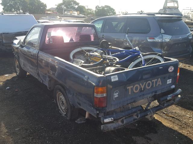 JT4RN81A8M0077509 - 1991 TOYOTA PICKUP 1/2 BLUE photo 3