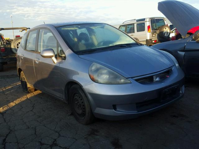 JHMGD38477S004054 - 2007 HONDA FIT GRAY photo 1