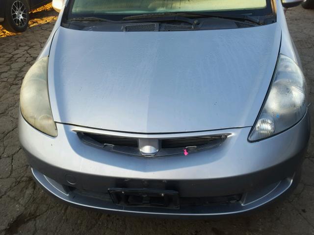 JHMGD38477S004054 - 2007 HONDA FIT GRAY photo 7