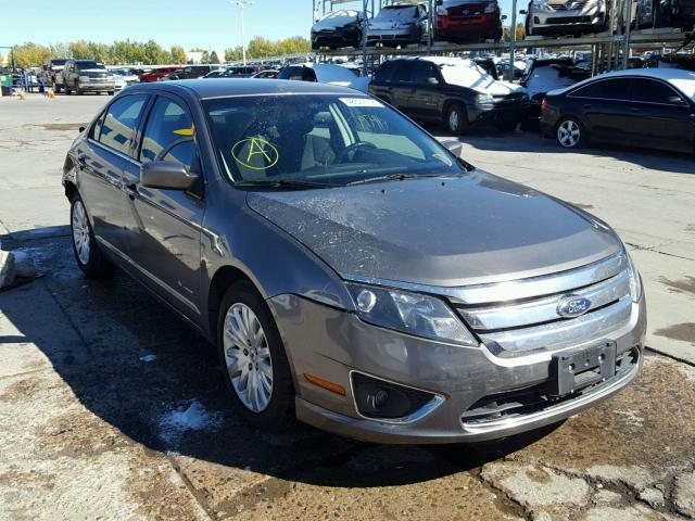 3FADP0L38AR373040 - 2010 FORD FUSION HYB GRAY photo 1