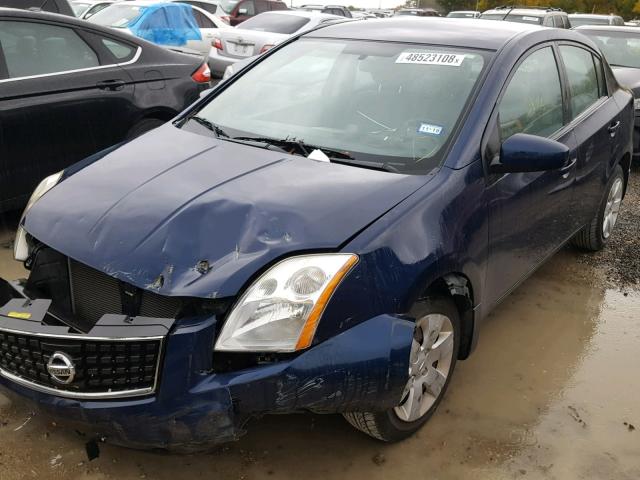 3N1AB61E98L631164 - 2008 NISSAN SENTRA 2.0 BLUE photo 2