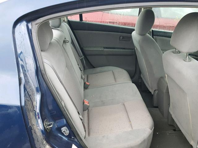 3N1AB61E98L631164 - 2008 NISSAN SENTRA 2.0 BLUE photo 6