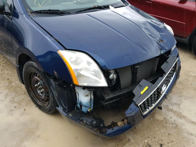 3N1AB61E98L631164 - 2008 NISSAN SENTRA 2.0 BLUE photo 9