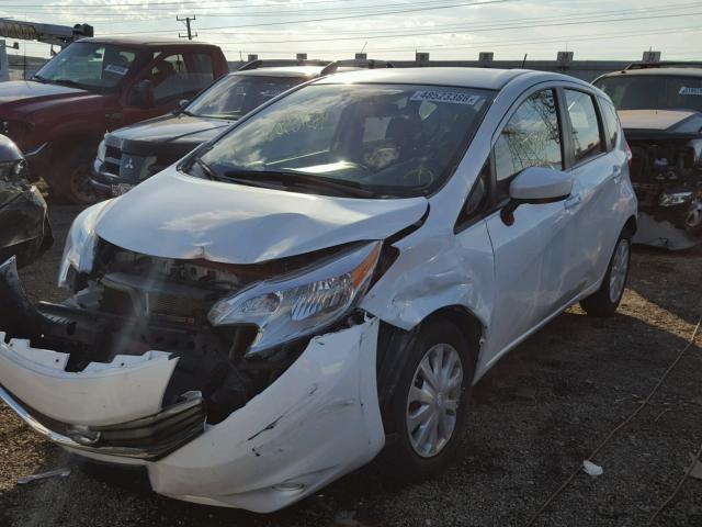 3N1CE2CP5GL406875 - 2016 NISSAN VERSA NOTE WHITE photo 2