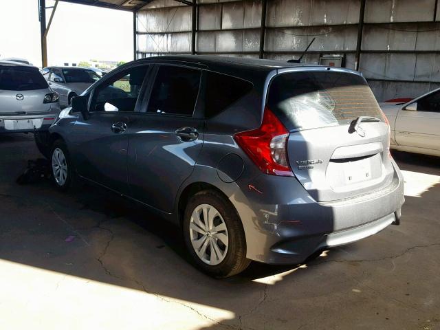 3N1CE2CPXHL362194 - 2017 NISSAN VERSA NOTE GRAY photo 3