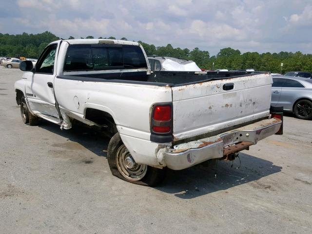 3B7KC26Z0XM567222 - 1999 DODGE RAM 2500 WHITE photo 3