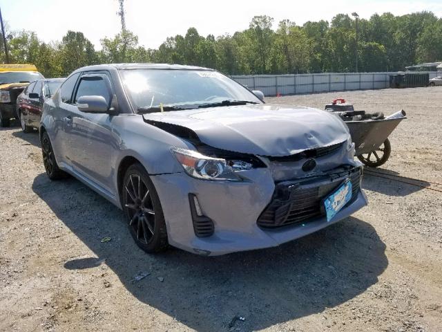 JTKJF5C76E3070920 - 2014 TOYOTA SCION TC ნაცრისფერი ფოტო 1