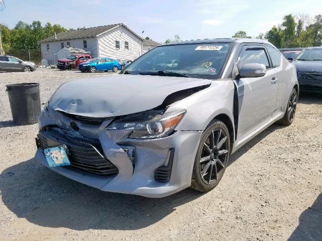 JTKJF5C76E3070920 - 2014 TOYOTA SCION TC ნაცრისფერი ფოტო 2