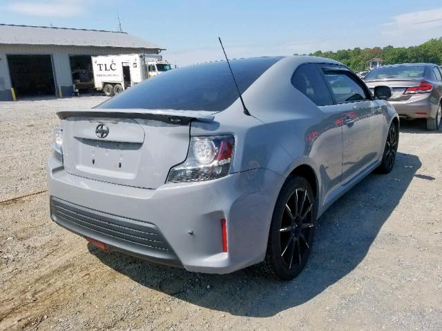 JTKJF5C76E3070920 - 2014 TOYOTA SCION TC ნაცრისფერი ფოტო 4