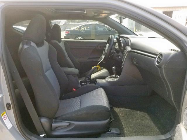JTKJF5C76E3070920 - 2014 TOYOTA SCION TC ნაცრისფერი ფოტო 5