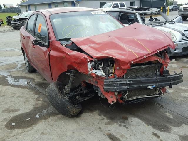 KL1TD5DE5BB180384 - 2011 CHEVROLET AVEO LS BURGUNDY photo 1