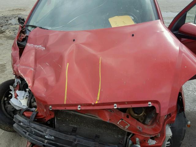 KL1TD5DE5BB180384 - 2011 CHEVROLET AVEO LS BURGUNDY photo 7