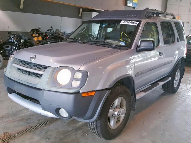 5N1ED28T62C543077 - 2002 NISSAN XTERRA XE SILVER photo 2