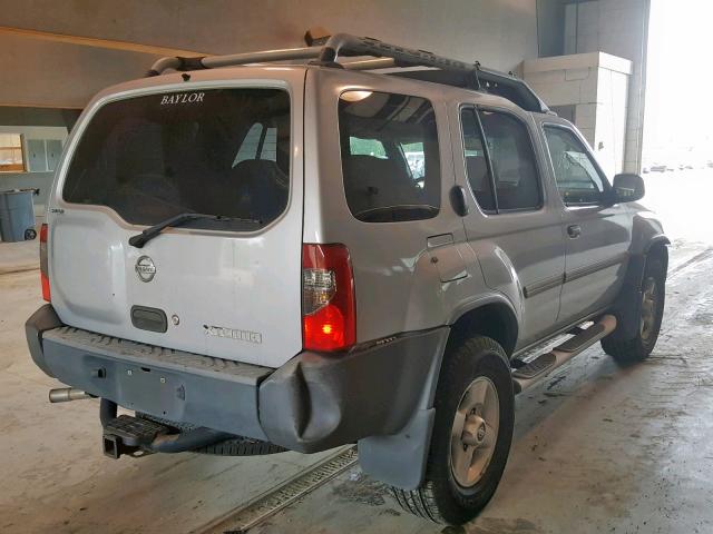 5N1ED28T62C543077 - 2002 NISSAN XTERRA XE SILVER photo 4