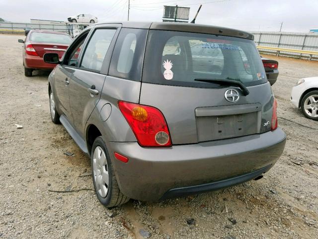 JTKKT624350115517 - 2005 TOYOTA SCION XA GRAY photo 3