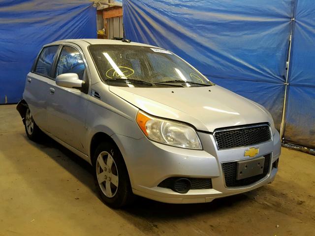 KL1TD66E39B640753 - 2009 CHEVROLET AVEO LS SILVER photo 1