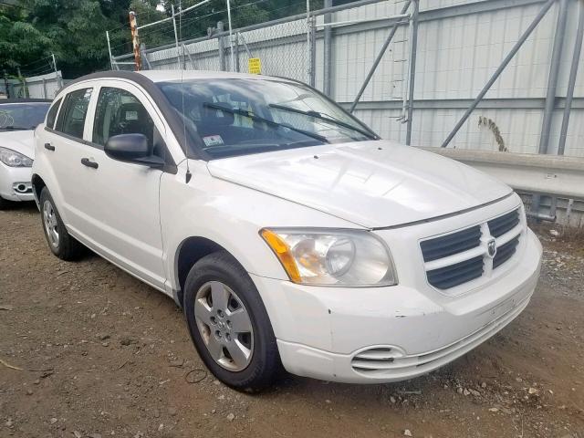 1B3HB28B18D651433 - 2008 DODGE CALIBER WHITE photo 1