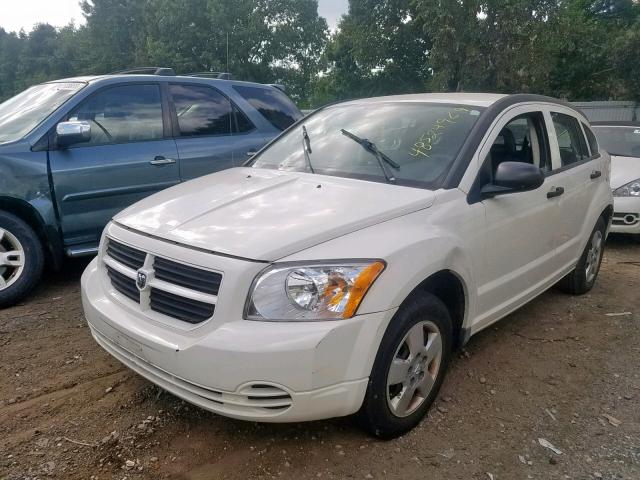 1B3HB28B18D651433 - 2008 DODGE CALIBER WHITE photo 2