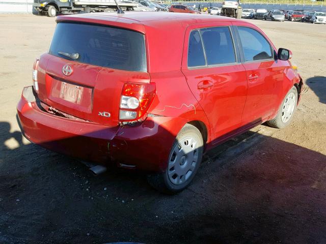 JTKKU10468J024842 - 2008 SCION XD RED photo 4