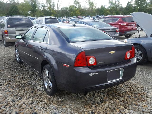 1G1ZC5EB6A4107918 - 2010 CHEVROLET MALIBU 1LT GRAY photo 3