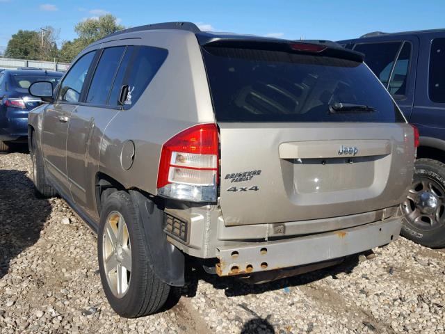 1J4NF4FB2AD503733 - 2010 JEEP COMPASS SP GOLD photo 3
