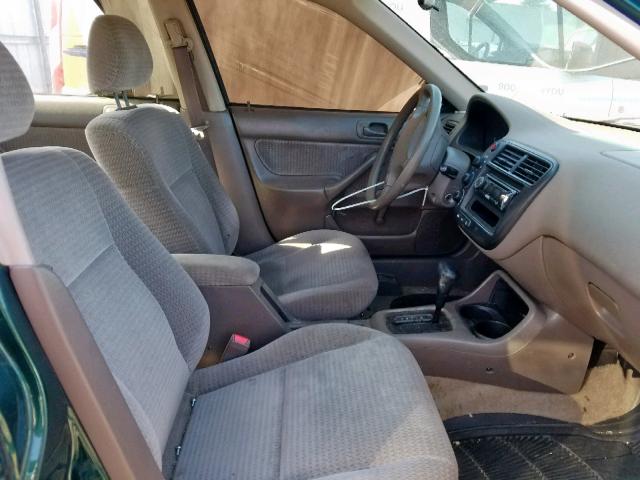 2HGEJ6614YH571344 - 2000 HONDA CIVIC BASE GREEN photo 5