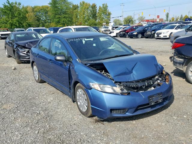 2HGFA1F21AH029897 - 2010 HONDA CIVIC DX BLUE photo 1