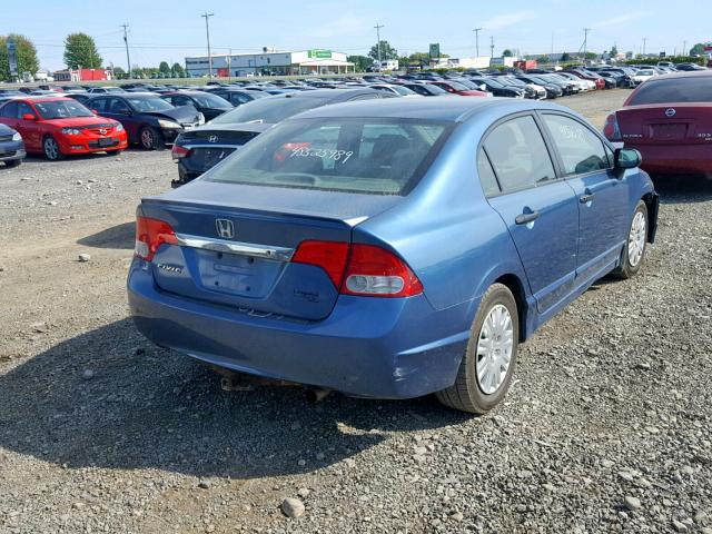 2HGFA1F21AH029897 - 2010 HONDA CIVIC DX BLUE photo 4