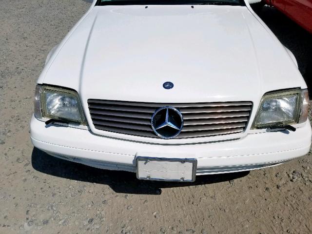 WDBFA63F3TF137007 - 1996 MERCEDES-BENZ SL 320 WHITE photo 7